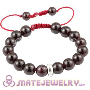 Deep red Agate and Sterling Silver Beads Tscharm Jewelry Sambarla Bracelet Wholesale