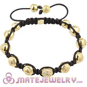 Gold Plated Sterling Silver Beads with Stone Sambarla Inspired Bracelet