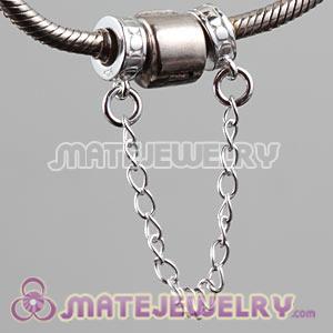 European safety chain with safety chain stopper beads