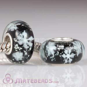 Environmental Material Snowflake Glass Beads