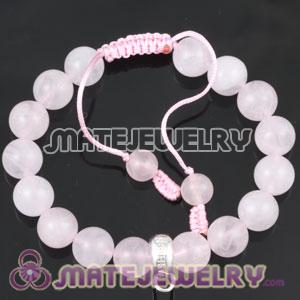 Pink Agate and Sterling Silver Beads Tscharm Jewelry Sambarla Bracelet Wholesale