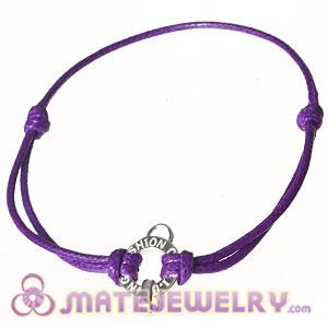 2012 Fashion Purple Sterling Silver Tscharms Club Bracelets 