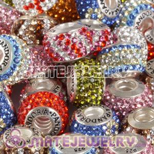 Mix 50 Pcs 8x13 Different Styles Austrian Crystal Beads Fit European Jewelry