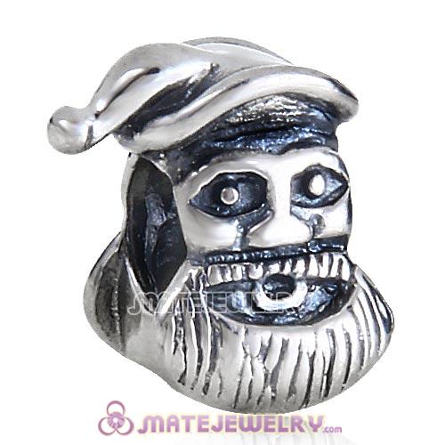 Sterling silver European christmas charms Santa Claus charms for Christmas Day